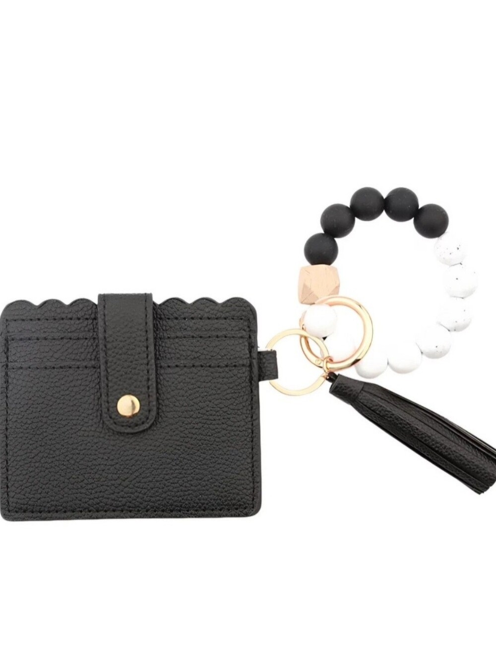 💥Keychain Wallet Wristlet Small Credit Card Holder Bracelet Key Chain Purse💥